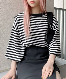 Figments | ボーダーＴシャツ(Tシャツ/カットソー)