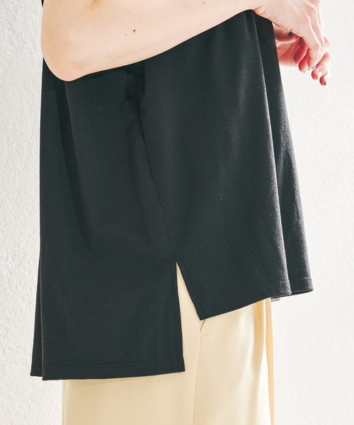 acro（アクロ）の「カラーロゴTシャツ/AC1436（Tシャツ/カットソー・レディース・ベージュ/ブラック×ホワイト/グレー/オフホワイト/パープル/ブラック/グレー系その他/ホワイト・ﾌﾘ-）」の16枚目の写真