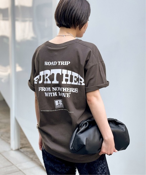 Russell Athletic（ラッセルアスレティック）の「【RUSSELL ATHLETIC】FURTHER print Tシャツ（Tシャツ/カットソー・レディース・ブラック系その他/ホワイト・FREE）」の9枚目の写真