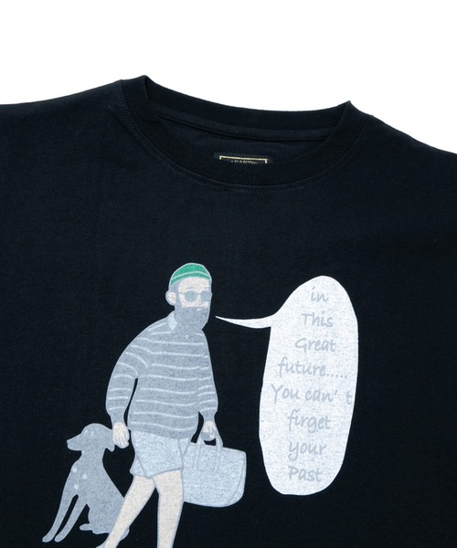 modem design(モデムデザイン)の「MODEM DESIGN/モデムデザイン USATee -NEWおじさんSOLO-(Tシャツ/カットソー・メンズ・ホワイト/ブラック・X-LARGE/LARGE/MEDIUM)」の5枚目の写真