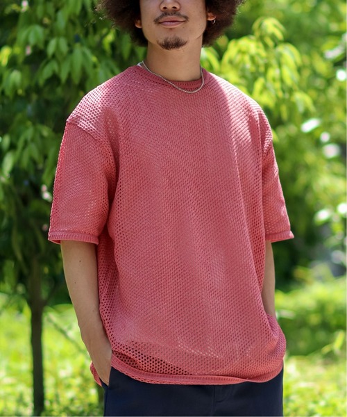 JOINT WORKS(ジョイントワークス)の「J-MESH LAYERED SET(ニット/セーター・メンズ・ブラック/ピンク/ブルー系その他/ライトパープル・MEDIUM/LARGE)」の4枚目の写真