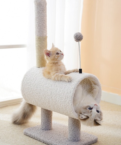 aimoha(アイモハ)の「動物形キャットタワー猫用おもちゃ(ペット用おもちゃ・レディース・オフホワイト/グリーン/ブルー・FREE)」の6枚目の写真