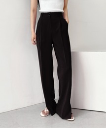 by muni:r | オルジナルスリットピンタックスラックス(スラックス)