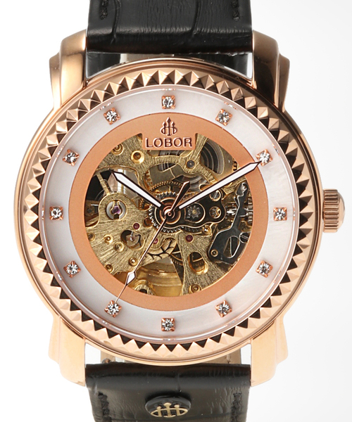 LOBOR(ロバー)の「【LOBOR / ロバー】PREMIER CORNWALL BLACK【 ウォッチ 】(アナログ腕時計・レディース・ピンク・FREE)」の2枚目の写真