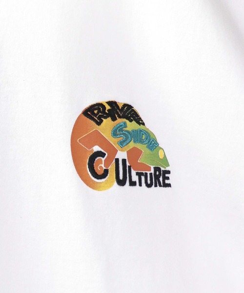 JUNKSOUL(ジャンクソウル)の「RIVERSIDECLUTURE / カメレオン刺繍ワンポイント Tシャツ (M4)(Tシャツ/カットソー・キッズ・杢グレー/ホワイト/ブラック・110cm/130cm/160cm/120cm/150cm/100cm/140cm)」の8枚目の写真
