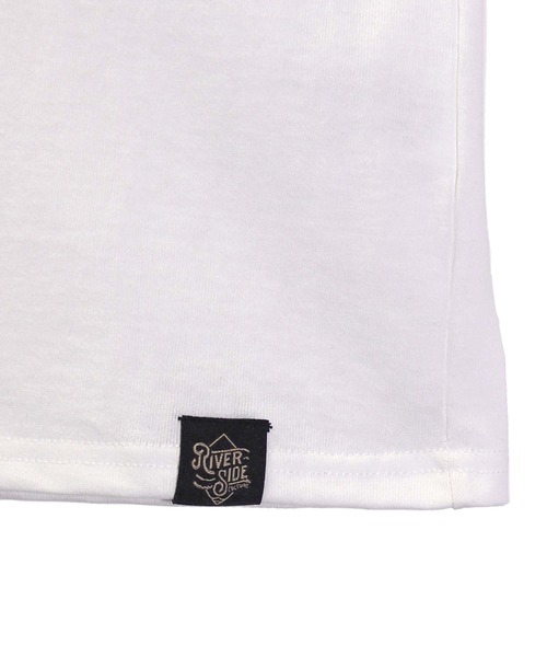 JUNKSOUL(ジャンクソウル)の「RIVERSIDECLUTURE / カメレオン刺繍ワンポイント Tシャツ (M4)(Tシャツ/カットソー・キッズ・杢グレー/ホワイト/ブラック・110cm/130cm/160cm/120cm/150cm/100cm/140cm)」の7枚目の写真