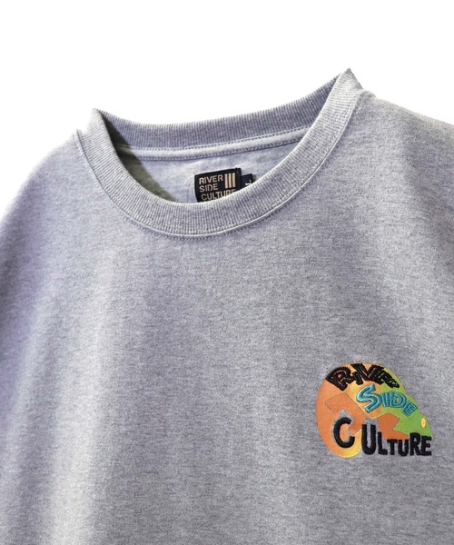 JUNKSOUL(ジャンクソウル)の「RIVERSIDECLUTURE / カメレオン刺繍ワンポイント Tシャツ (M4)(Tシャツ/カットソー・キッズ・杢グレー/ホワイト/ブラック・110cm/130cm/160cm/120cm/150cm/100cm/140cm)」の5枚目の写真