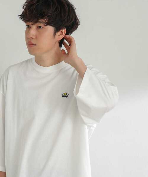 SENSE OF PLACE by URBAN RESEARCH(センスオブプレイスバイアーバンリサーチ)の「『別注』『ユニセックス』ddp×SENSE OF PLACE エクストラルーズTシャツ A(Tシャツ/カットソー・メンズ・ホワイト/ブラック・MEDIUM/LARGE)」の14枚目の写真