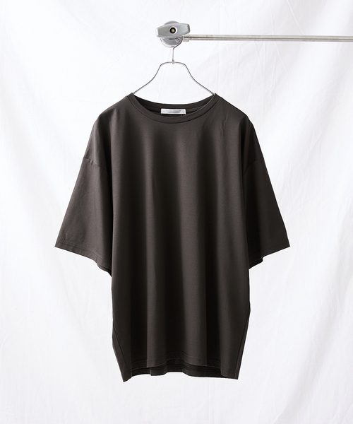 JOURNAL STANDARD（ジャーナルスタンダード）の「【接触冷感】SCTC70 ひんやりコットン オーバーサイズTシャツ（Tシャツ/カットソー・メンズ・ホワイト/ベージュ/ライトグリーン/アーミー/ブラック系その他・SMALL/MEDIUM/LARGE）」の3枚目の写真