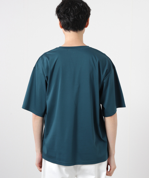 JOURNAL STANDARD（ジャーナルスタンダード）の「【接触冷感】SCTC70 ひんやりコットン オーバーサイズTシャツ（Tシャツ/カットソー・メンズ・ホワイト/ベージュ/ライトグリーン/アーミー/ブラック系その他・SMALL/MEDIUM/LARGE）」の10枚目の写真