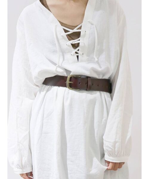 Ungrid（アングリッド）の「定番ベルト（ベルト・レディース・ブラック/ブラウン・FREE）」の4枚目の写真