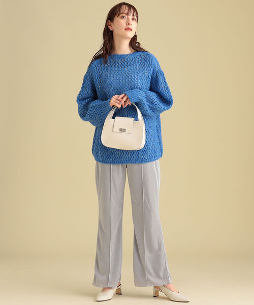 Ray BEAMS（レイビームス）の「Ray BEAMS / フラップ バッグ（トートバッグ・レディース・ブラック/ホワイト・ONE SIZE）」の3枚目の写真