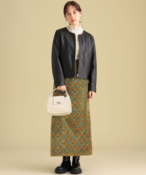 Ray BEAMS（レイビームス）の「Ray BEAMS / フラップ バッグ（トートバッグ・レディース・ブラック/ホワイト・ONE SIZE）」の4枚目の写真