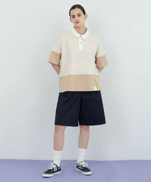 FRAPBOIS PARK（フラボアパーク）の「ラガーシャツ（シャツ/ブラウス・レディース・ホワイト系その他/ブルー系その他・1/2/3）」の4枚目の写真