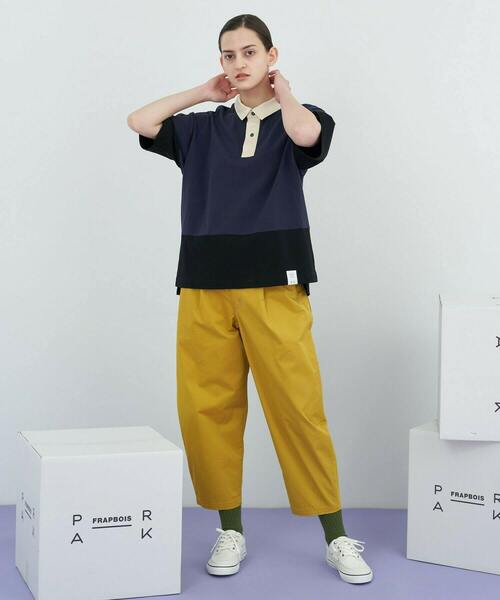 FRAPBOIS PARK（フラボアパーク）の「ラガーシャツ（シャツ/ブラウス・レディース・ホワイト系その他/ブルー系その他・1/2/3）」の15枚目の写真