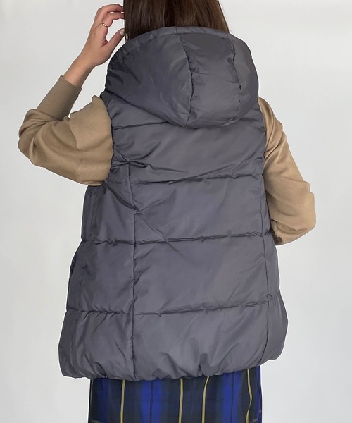 PICCIN(ピッチン)の「リバーシブルダウンベスト(ダウンベスト・レディース・ブラック/アイボリー・M/L)」の17枚目の写真