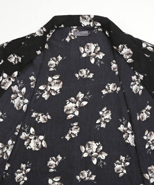 LUXSTYLE(ラグスタイル)の「花柄BIGオープンカラー半袖シャツ(シャツ/ブラウス・メンズ・ブラック/ホワイト・M/L)」の19枚目の写真