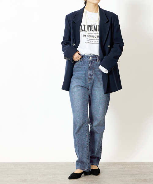 B.C STOCK(ベーセーストック)の「リニア フレア 5PK JEAN(デニムパンツ・レディース・グレー/サックスブルー/ブルー・SMALL/MEDIUM)」の8枚目の写真