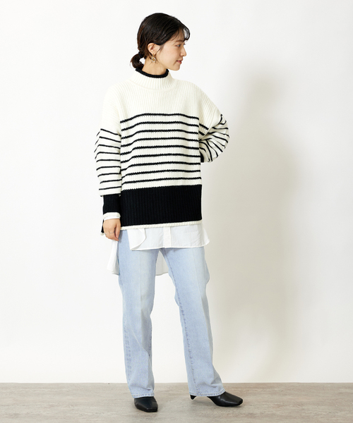 B.C STOCK(ベーセーストック)の「リニア フレア 5PK JEAN(デニムパンツ・レディース・グレー/サックスブルー/ブルー・SMALL/MEDIUM)」の13枚目の写真