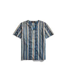 RRL | ジャカードニット ジャージー ヘンリー シャツ(Tシャツ/カットソー)