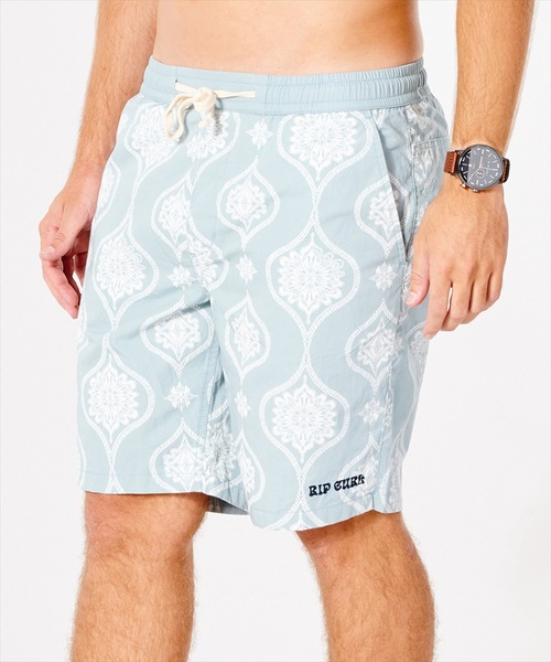 rip curl(リップカール)の「【RIPCURL(リップカール)】SWC VOLLEY/ショートパンツ・ウエストゴム総柄ボトムス(その他パンツ・メンズ・ブルー系その他/イエロー系その他・SMALL/MEDIUM/LARGE)」の1枚目の写真
