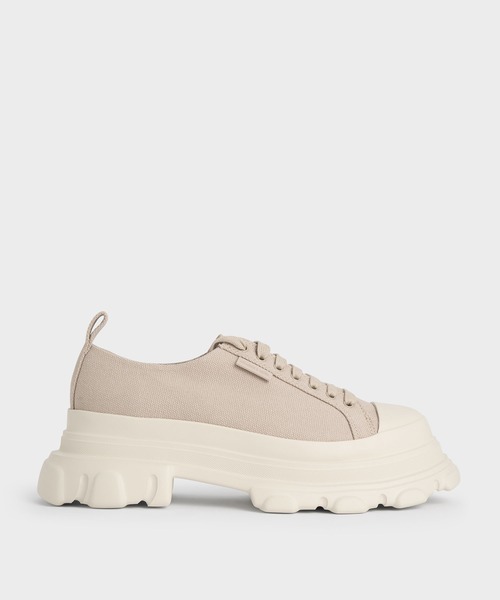 スニーカー 23.5 厚底CHARLES & KEITH チャールズ&キース CHARLES & KEITH（チャールズ & キース）の「チャンキーソール