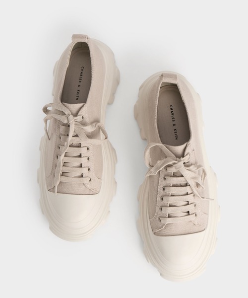 スニーカー 23.5 厚底CHARLES & KEITH チャールズ&キース CHARLES & KEITH（チャールズ & キース）の「チャンキーソール