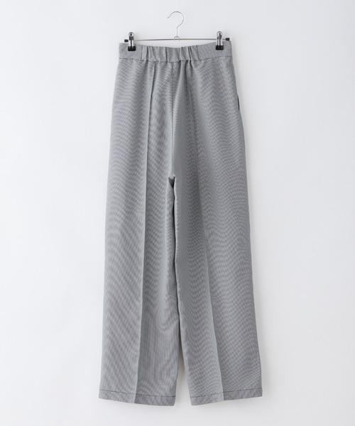 BONLECILL（ボンルシール）の「【セットアップ対応】ガンクラブチェック ハイウエストピンタックスラックス（スラックス・レディース・ブラック/ブラウン・M/L）」の5枚目の写真