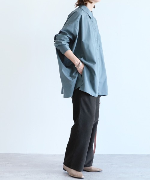 reca（レカ）の「イージーワイドパンツ（その他パンツ・レディース・グレイッシュベージュ/ピンク/ブラック/グリーン・FREE）」の8枚目の写真