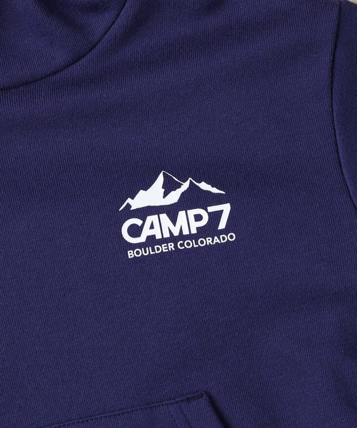 CAMP7（キャンプセブン）の「【CAMP7】ロゴパーカー（パーカー・キッズ・グレー/パープル/ブラック/カーキブラウン・120/130/105/140/150/160）」の11枚目の写真