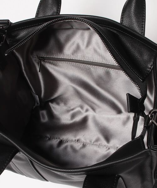 AVIREX（アヴィレックス）の「【直営店限定】COW LEATHER MINI TOTE BAG/ カウレザーミニトートバッグ（トートバッグ・レディース・ブラック・F）」の4枚目の写真