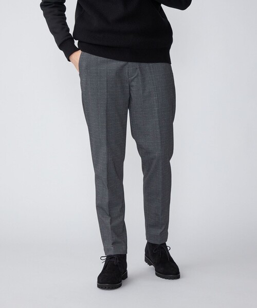 SHIPS（シップス）の「SHIPS: T/R ポンチ プリント イージーパンツ（スラックス・メンズ・グレー/ネイビー/ブラウン・SMALL/MEDIUM/LARGE/X-LARGE）」の2枚目の写真