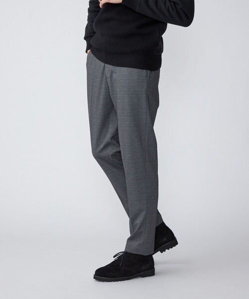 SHIPS（シップス）の「SHIPS: T/R ポンチ プリント イージーパンツ（スラックス・メンズ・グレー/ネイビー/ブラウン・SMALL/MEDIUM/LARGE/X-LARGE）」の5枚目の写真