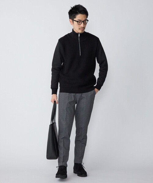 SHIPS（シップス）の「SHIPS: T/R ポンチ プリント イージーパンツ（スラックス・メンズ・グレー/ネイビー/ブラウン・SMALL/MEDIUM/LARGE/X-LARGE）」の6枚目の写真