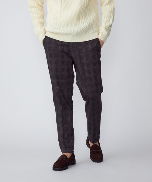 SHIPS（シップス）の「SHIPS: T/R ポンチ プリント イージーパンツ（スラックス・メンズ・グレー/ネイビー/ブラウン・SMALL/MEDIUM/LARGE/X-LARGE）」の10枚目の写真