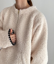 ⭐︎RED CHOP WORKSボアノーカラーハーフコートcanalviaj⭐︎ ⭐︎RED CHOP WORKSボアノーカラーハーフコートcanalviaj RED