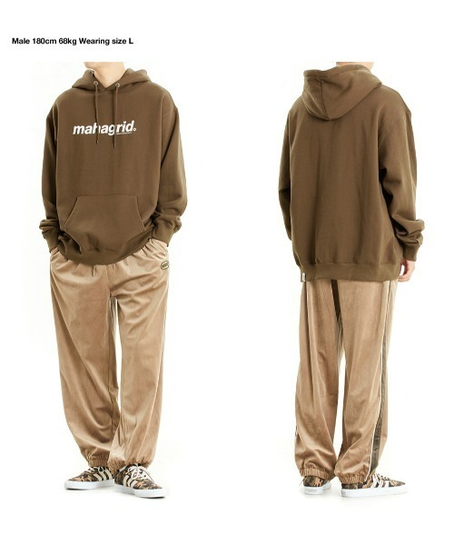 MAHAGRID(マハグリッド)の「『mahagrid/マハグリッド』BASIC LOGO HOODIE/ベーシックロゴ プルオーバーパーカー(パーカー・レディース・ブラック/ベージュ/ネイビー/ブラウン/グレー/グリーン/アイボリー・S/M/L/XL)」の22枚目の写真