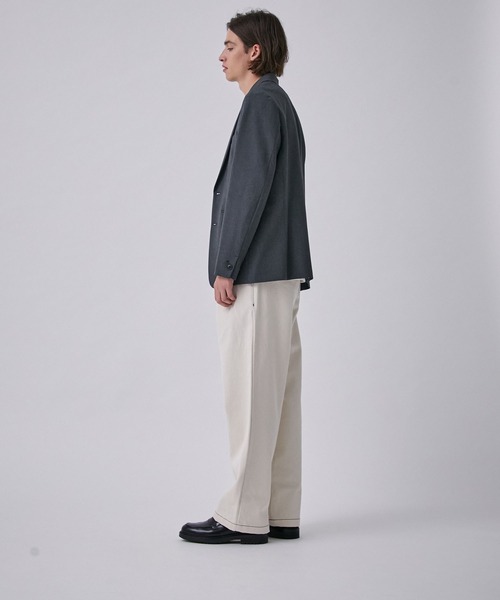 PUBLIC TOKYO（パブリックトウキョウ）の「PUBLIC DENIM カラーワイド（デニムパンツ・メンズ・ホワイト/ブラック/インディゴブルー・1/2/3）」の4枚目の写真