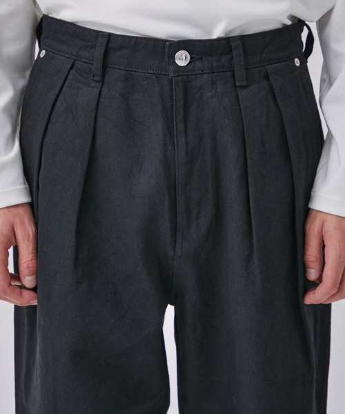 PUBLIC TOKYO（パブリックトウキョウ）の「PUBLIC DENIM カラーワイド（デニムパンツ・メンズ・ホワイト/ブラック/インディゴブルー・1/2/3）」の13枚目の写真