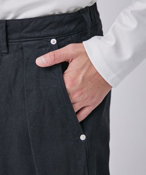 PUBLIC TOKYO（パブリックトウキョウ）の「PUBLIC DENIM カラーワイド（デニムパンツ・メンズ・ホワイト/ブラック/インディゴブルー・1/2/3）」の17枚目の写真