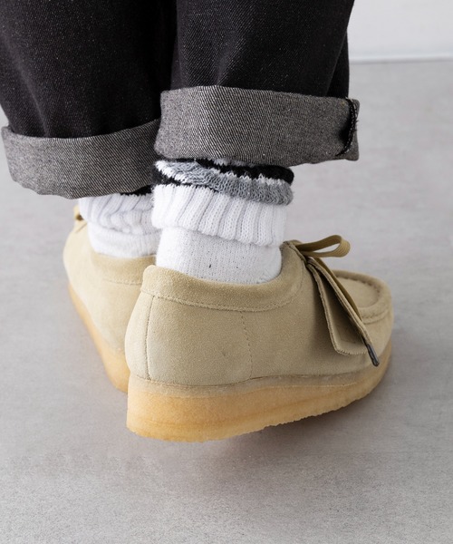 セール】【CLARKS】WALLABEE/ワラビー 26155515 RWK（モカシン