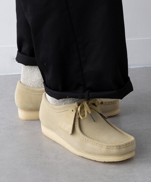 CLARKS】WALLABEE/ワラビー 26155515 RWK（モカシン/デッキ