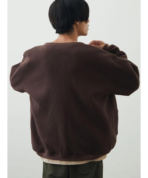 CRAFT STANDARD BOUTIQUE（クラフトスタンダードブティック）の「フリースカーディガン（カーディガン/ボレロ・メンズ・ダークブラウン/カーキ/グレイッシュベージュ/チャコールグレー・M/L）」の12枚目の写真