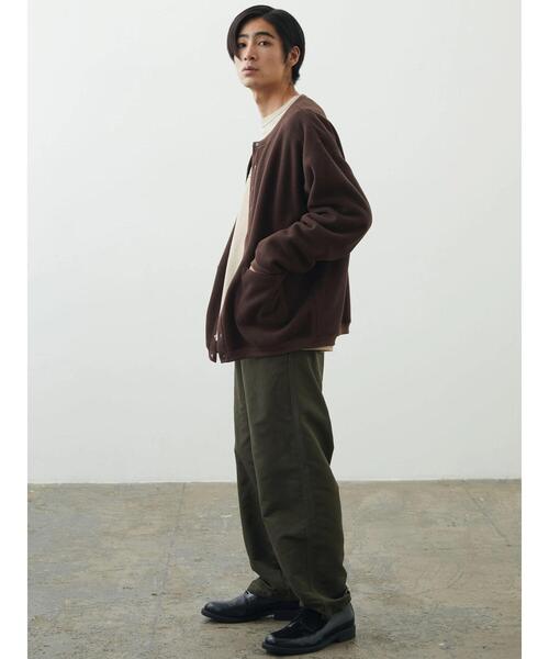 CRAFT STANDARD BOUTIQUE（クラフトスタンダードブティック）の「フリースカーディガン（カーディガン/ボレロ・メンズ・ダークブラウン/カーキ/グレイッシュベージュ/チャコールグレー・M/L）」の15枚目の写真