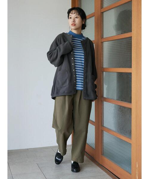 CRAFT STANDARD BOUTIQUE（クラフトスタンダードブティック）の「フリースカーディガン（カーディガン/ボレロ・メンズ・ダークブラウン/カーキ/グレイッシュベージュ/チャコールグレー・M/L）」の21枚目の写真