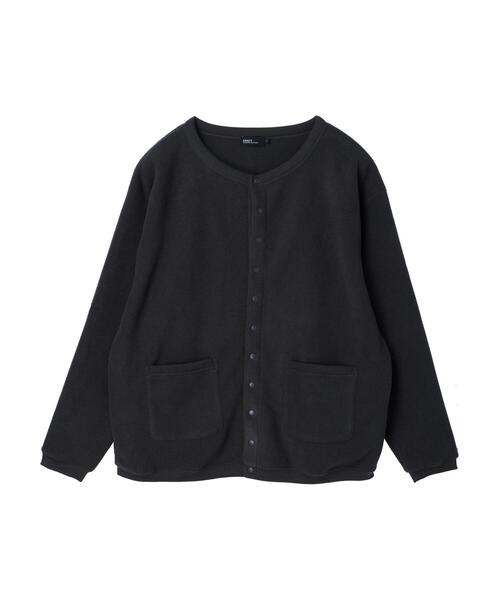 CRAFT STANDARD BOUTIQUE（クラフトスタンダードブティック）の「フリースカーディガン（カーディガン/ボレロ・メンズ・ダークブラウン/カーキ/グレイッシュベージュ/チャコールグレー・M/L）」の5枚目の写真