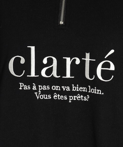 PINK-latte（ピンクラテ）の「◆ハーフジップぽわんミニワンピース（ワンピース・キッズ・ライトベージュ/ブラック/オフホワイト・16/15 /14）」の10枚目の写真