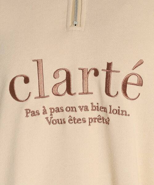 PINK-latte（ピンクラテ）の「◆ハーフジップぽわんミニワンピース（ワンピース・キッズ・ライトベージュ/ブラック/オフホワイト・16/15 /14）」の16枚目の写真