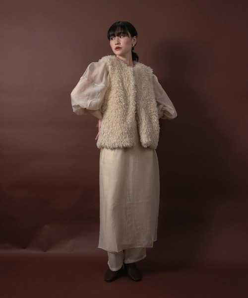 I_am（アイアム）の「puff sleeve sheer ops（ワンピース）」 - WEAR