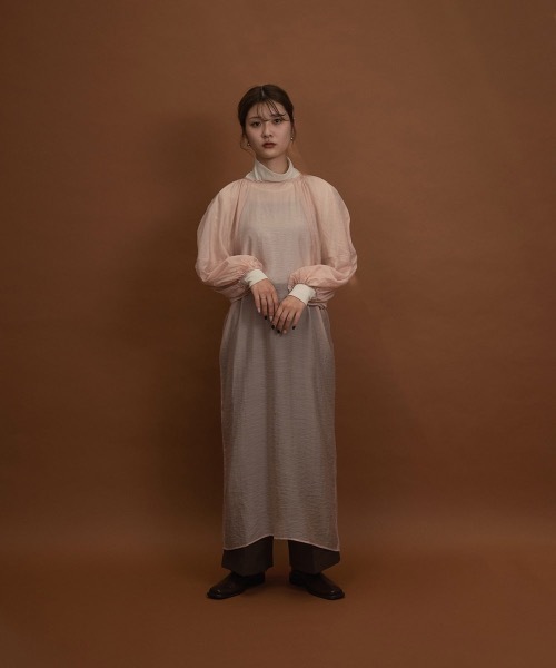 I_am（アイアム）の「puff sleeve sheer ops（ワンピース）」 - WEAR